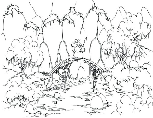 600x461 Top Rated Forest Coloring Pages Images Forest Coloring Pages