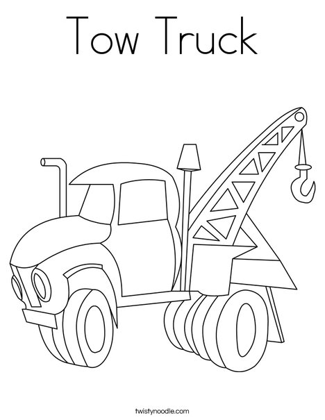 Tow Truck Coloring Page 468x605 Tow Truck Coloring Page