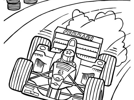 Free Printable Race Car Coloring Pages For Kids, Racing Car 440x330 Free Printable Race Car Coloring Pages For Kids, Racing Car