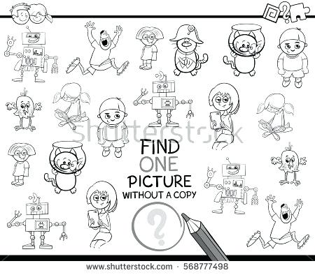 450x394 Fortune Teller Game Coloring Page Black And White Cartoon