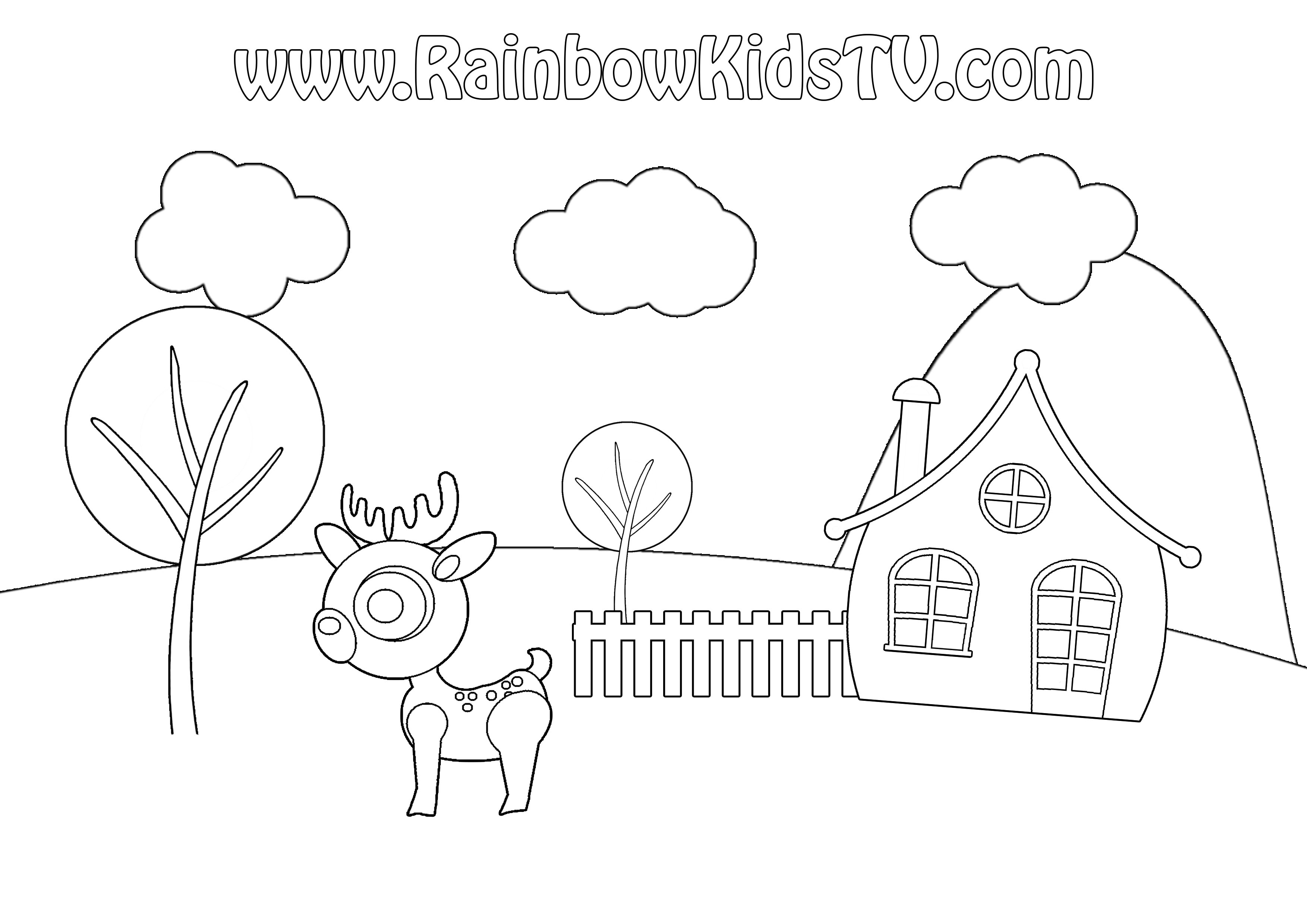 4 Seasons Coloring Page Rainbow Kids Tv 3508x2480 4 Seasons Coloring Page Rainbow Kids Tv