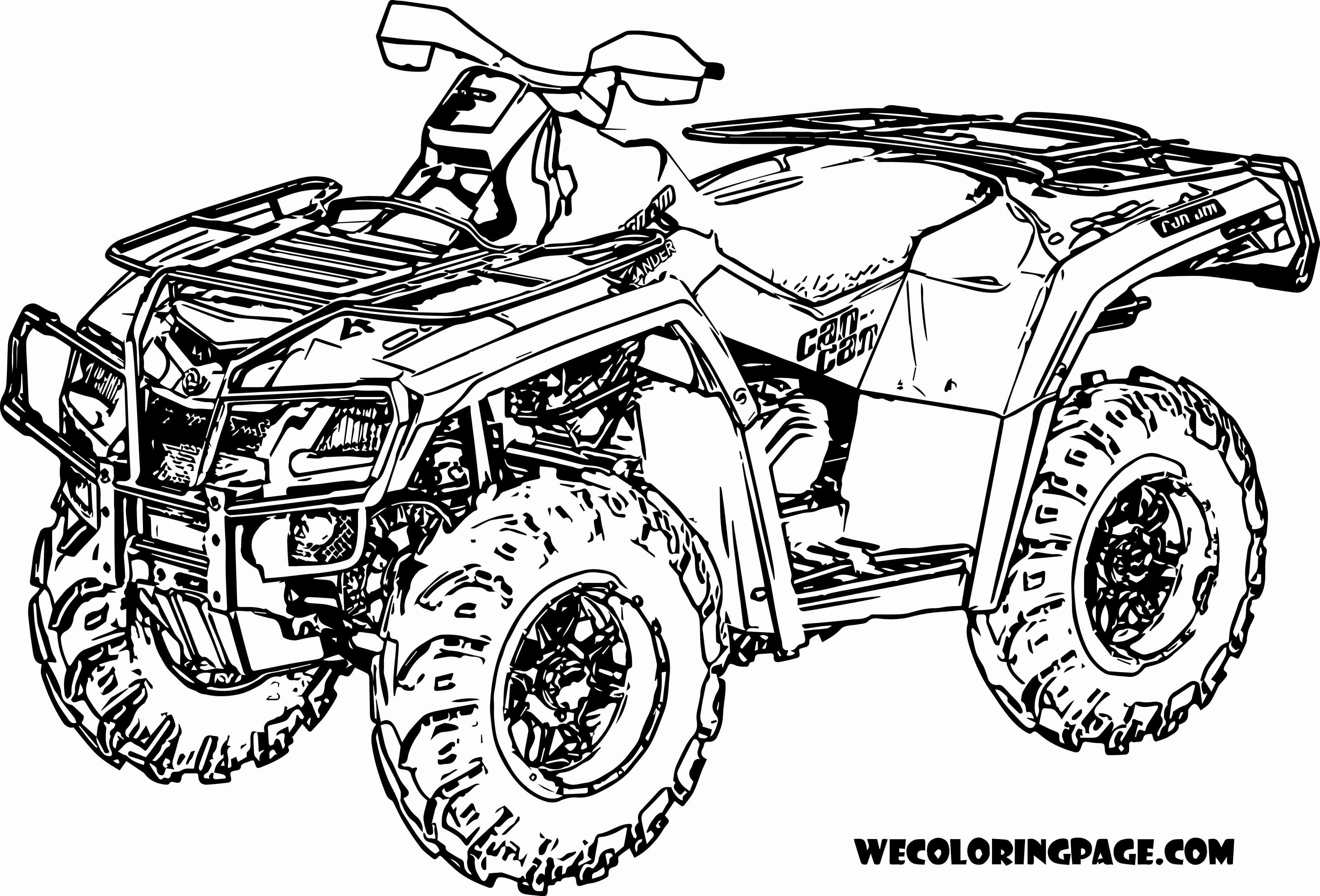 4101x2785 Fourwheeler Coloring Pages Olegratiy