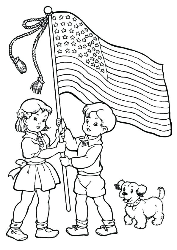 595x842 4th Of July Coloring Sheets Of Coloring Pages With Eagle And Flag