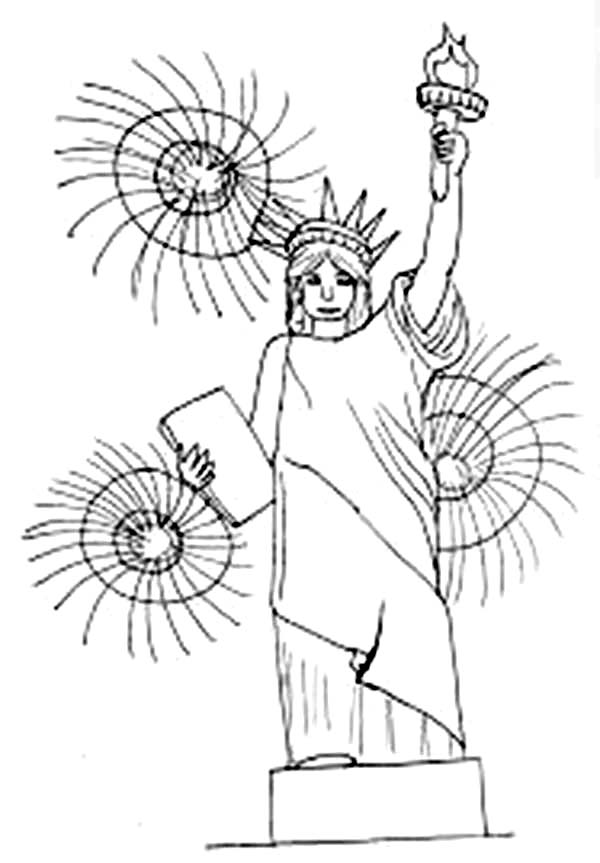 Best Happy 4th Of July Coloring Pages Free Printable Free 4781 600x863 Best Happy 4th Of July Coloring Pages Free Printable Free 4781