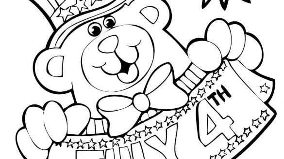 Fourth Of July Coloring Pages To Print Coloring Page Sporturka 585x329 Fourth Of July Coloring Pages To Print Coloring Page Sporturka