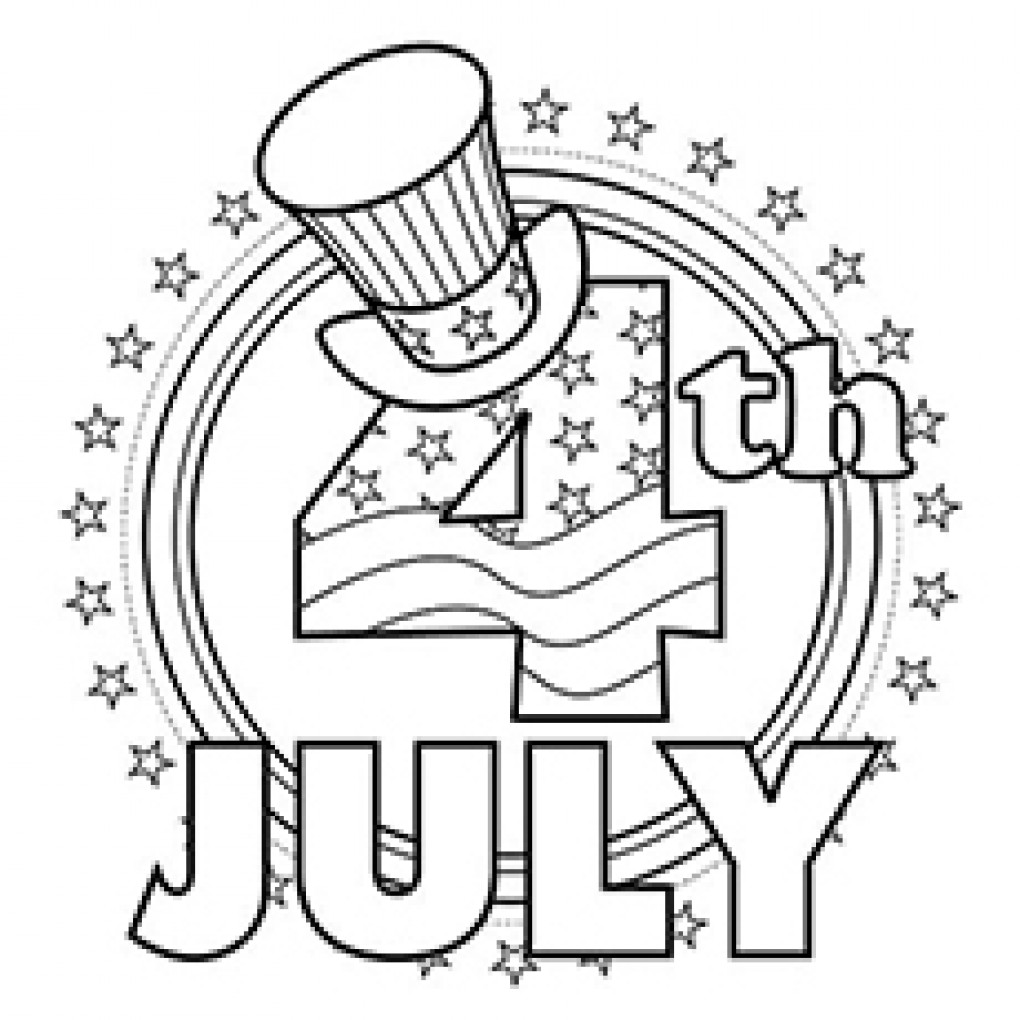 Fourth Of July Printable Coloring Pages 1020x1020 Fourth Of July Printable Coloring Pages
