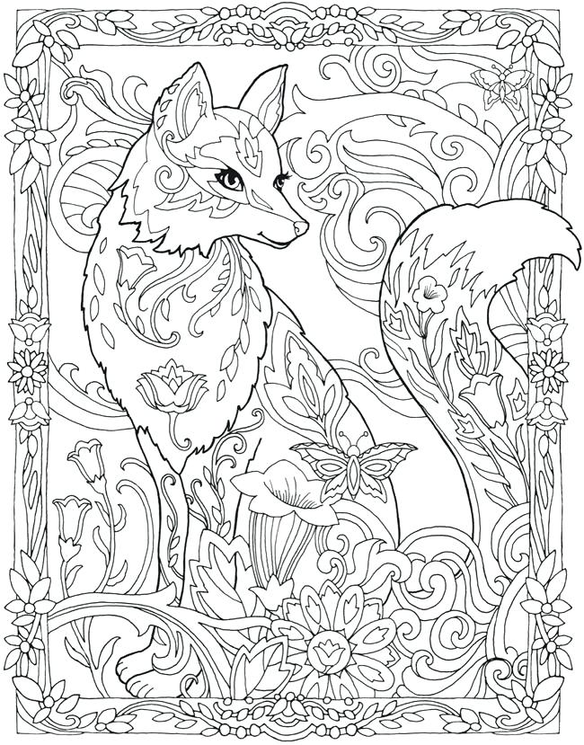 650x829 Fox Coloring Pages Love Coloring Pages Of Foxes Best Fox Page