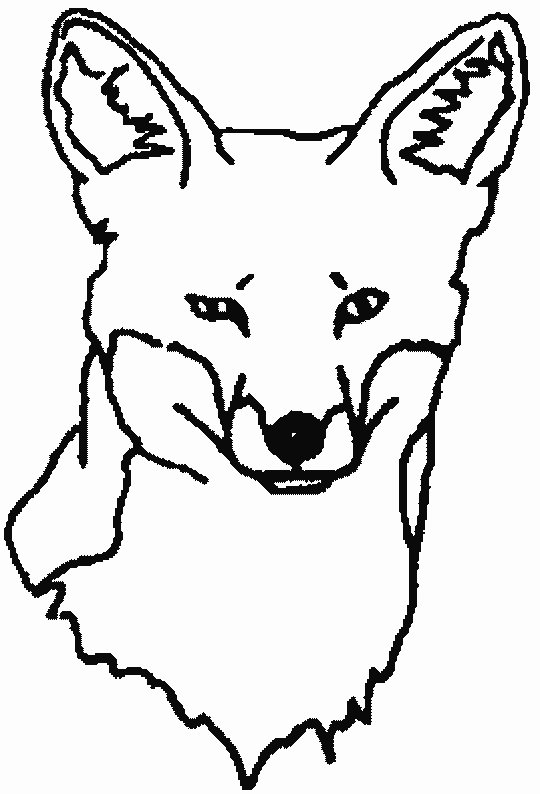 540x794 Coloring Page Animal Coloring Page Fox