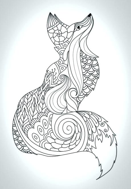 460x659 Fox Coloring Pages Coloring Pages Fox Fox Coloring Pages Images