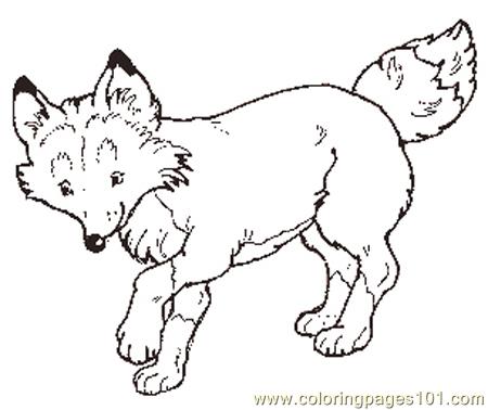 Free Printable Fox Coloring Pages 450x378 Free Printable Fox Coloring Pages