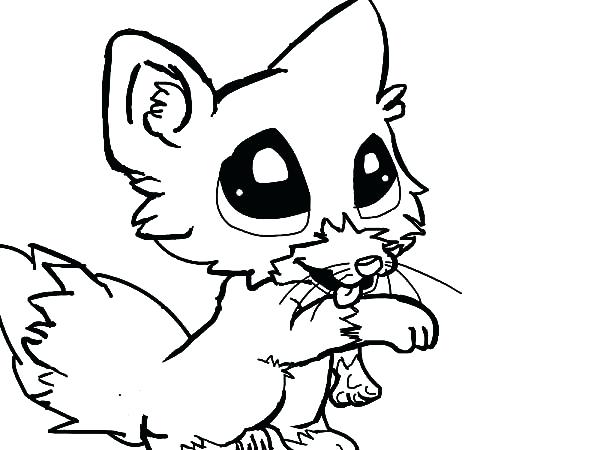 Fox Coloring Pages For Preschoolers