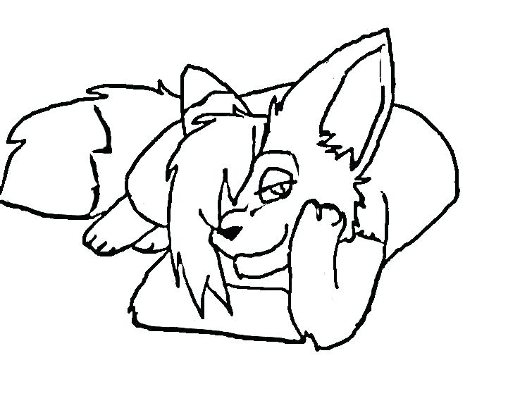 738x562 Fox Coloring Pages Fox Coloring Pages For Preschoolers