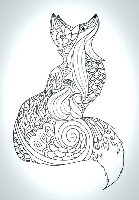 Printable Coloring Pages For Kids Fox Coloring Pages Free 460x659 Printable Coloring Pages For Kids Fox Coloring Pages Free