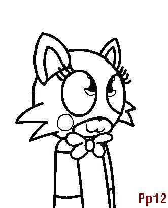 331x409 Foxy Coloring Page Foxy Colouring Page By Baby Fennec Fox Coloring