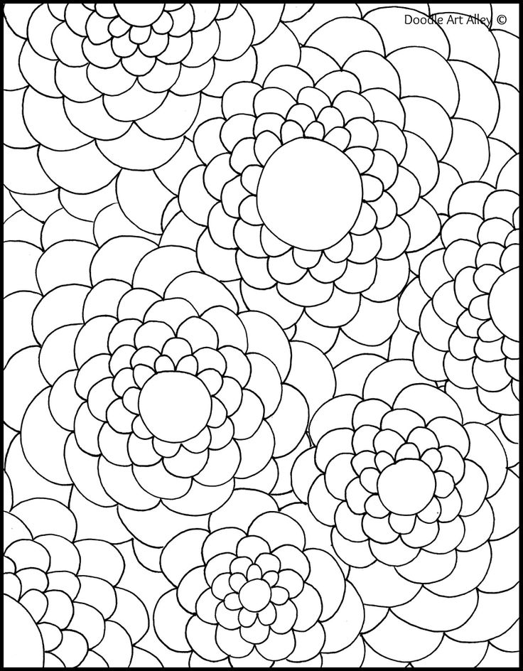Fractal Coloring Pages Image Collections 736x944 Fractal Coloring Pages Image Collections