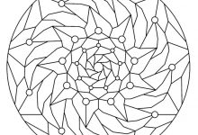 Fractal Coloring Pages 220x150 Fractal Coloring Pages