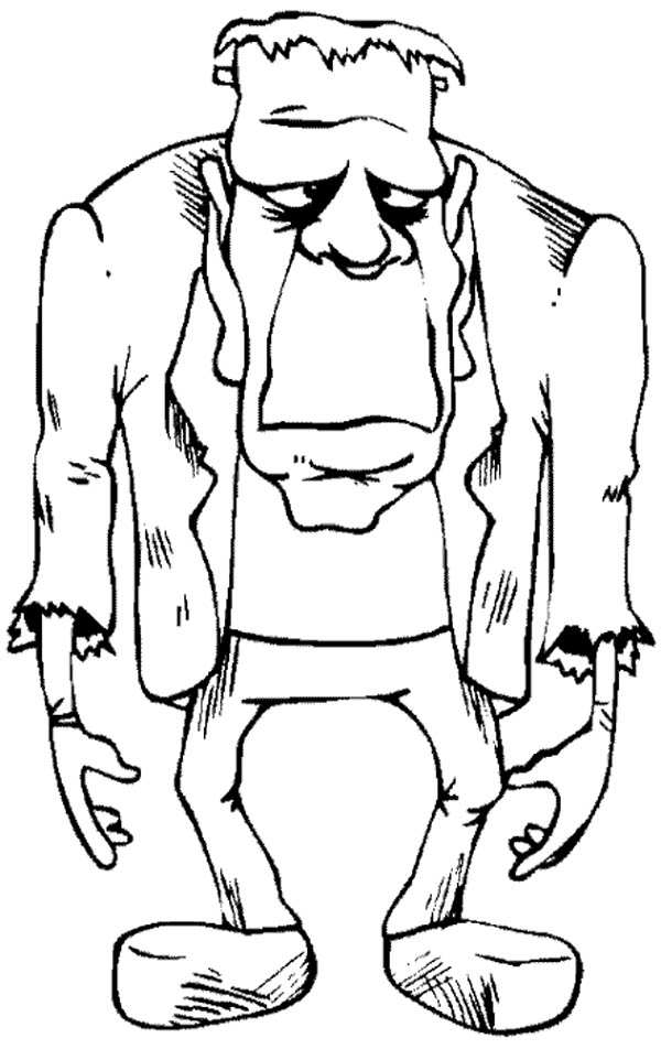 600x952 Frankenstein Coloring Pages Beautiful Frankenstein Coloring Page