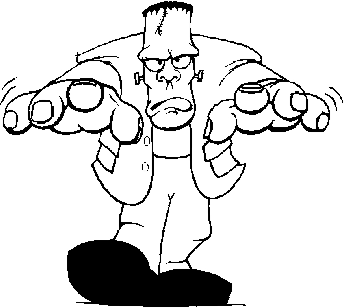 675x606 Frankenstein Pictures To Color 16 Halloween Frankenstein Coloring