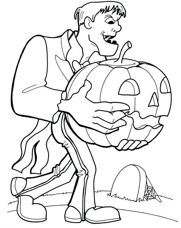 635x800 Coloring Pages More Coloring Pages Scary Frankenstein Coloring