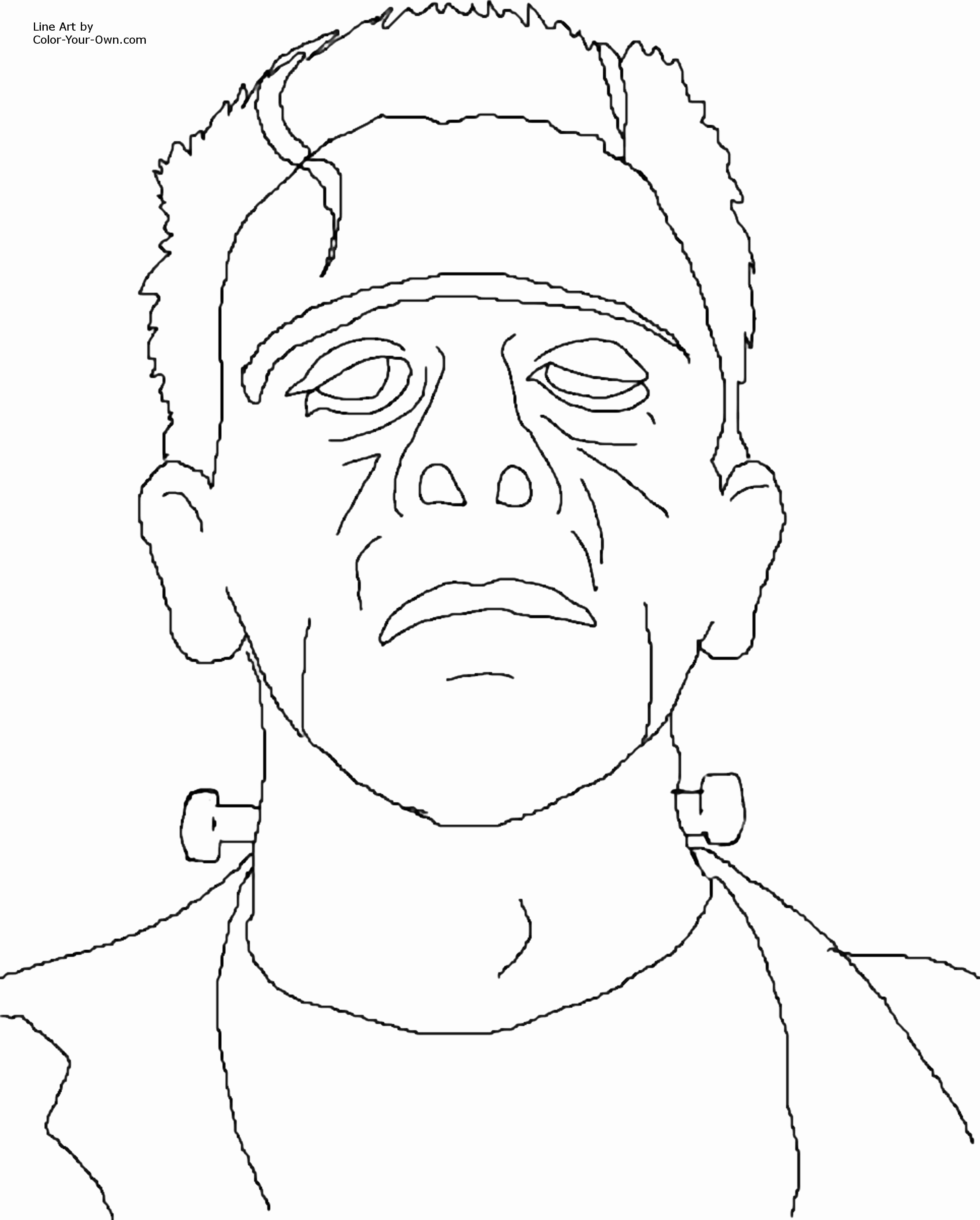 Frankenstein Coloring Pages To Print