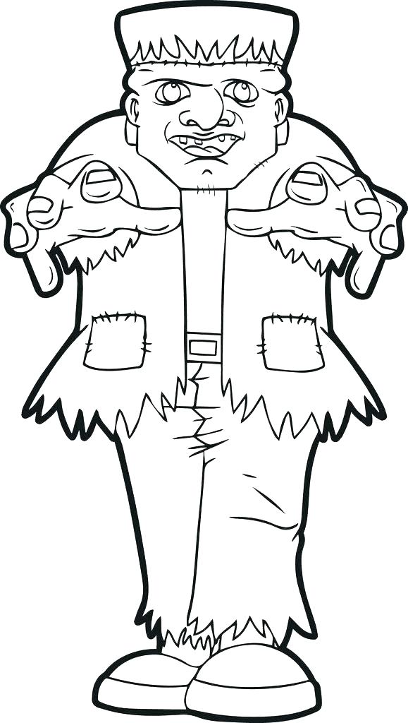 Frankenstein Coloring Pages To Print 579x1024 Frankenstein Coloring Pages To Print