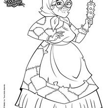 Frankie Stein Coloring Pages 220x220 Frankie Stein Coloring Pages