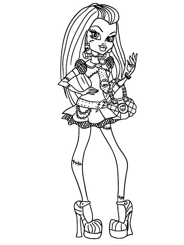 Coloring Page Monster High 600x800 Coloring Page Monster High