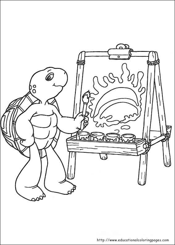 Franklin Coloring Pages 567x794 Franklin Coloring Pages