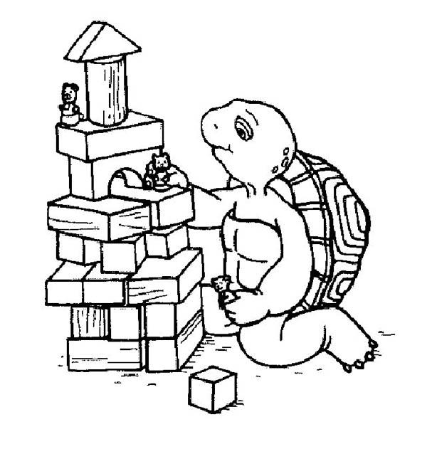 Franklin The Turtle Pile Up Wood Block Coloring Pages Batch Coloring 600x631 Franklin The Turtle Pile Up Wood Block Coloring Pages Batch Coloring