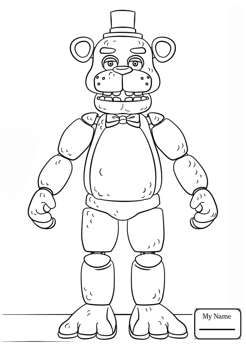 Fnaf Golden Freddy Coloring Pages To Print For Kids 2018 840x1177 Fnaf Golden Freddy Coloring Pages To Print For Kids 2018
