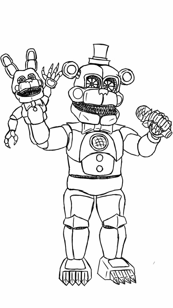 Awesome Adventure Nightmare Freddy Coloring Pages Gallery Great 675x1200 Awesome Adventure Nightmare Freddy Coloring Pages Gallery Great