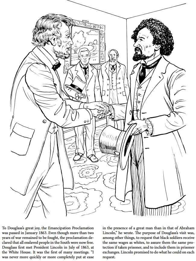 650x864 Frederick Douglass Coloring Book Dover Publications Coloring