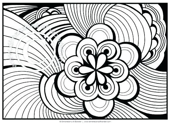 Free Abstract Coloring Pages
