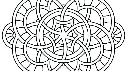 500x280 Free Abstract Coloring Pages