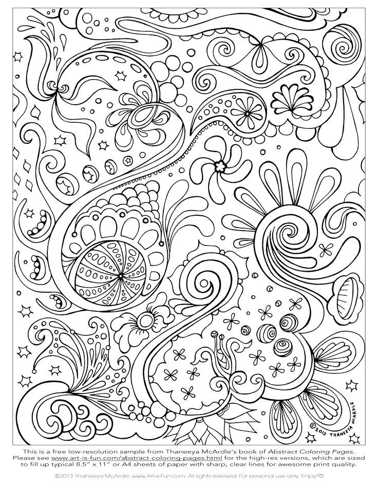 736x952 Free Printable Abstract Coloring Pages Adults Free Printable