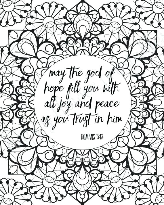 570x713 Scripture Coloring Pages Christian Coloring Pages With Verses Free