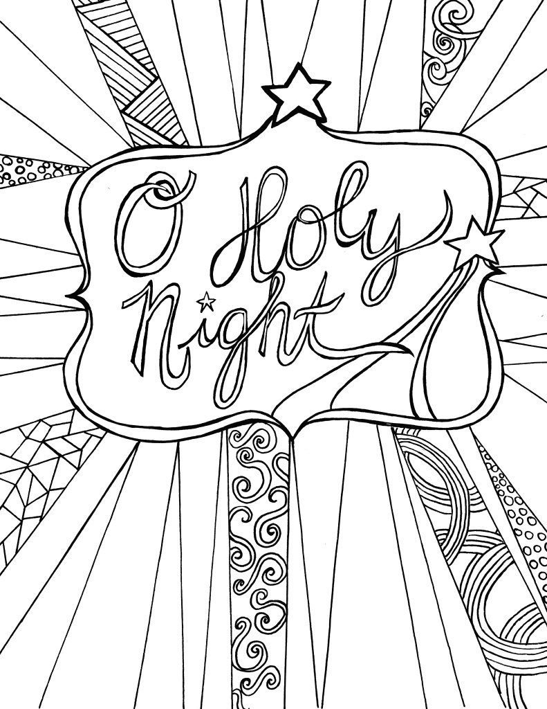 Free Adult Printable Christmas Coloring Pages Download Coloring 791x1024 Free Adult Printable Christmas Coloring Pages Download Coloring