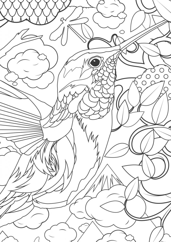 Map Coloring Pages For Adults Difficult Animals 723x1024 Map Coloring Pages For Adults Difficult Animals