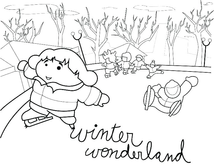728x563 Printable Winter Animal Coloring Pages Winter Animals Coloring