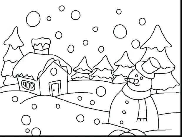 618x463 Coloring Pages Free Printable Coloring Pages For Astounding Winter