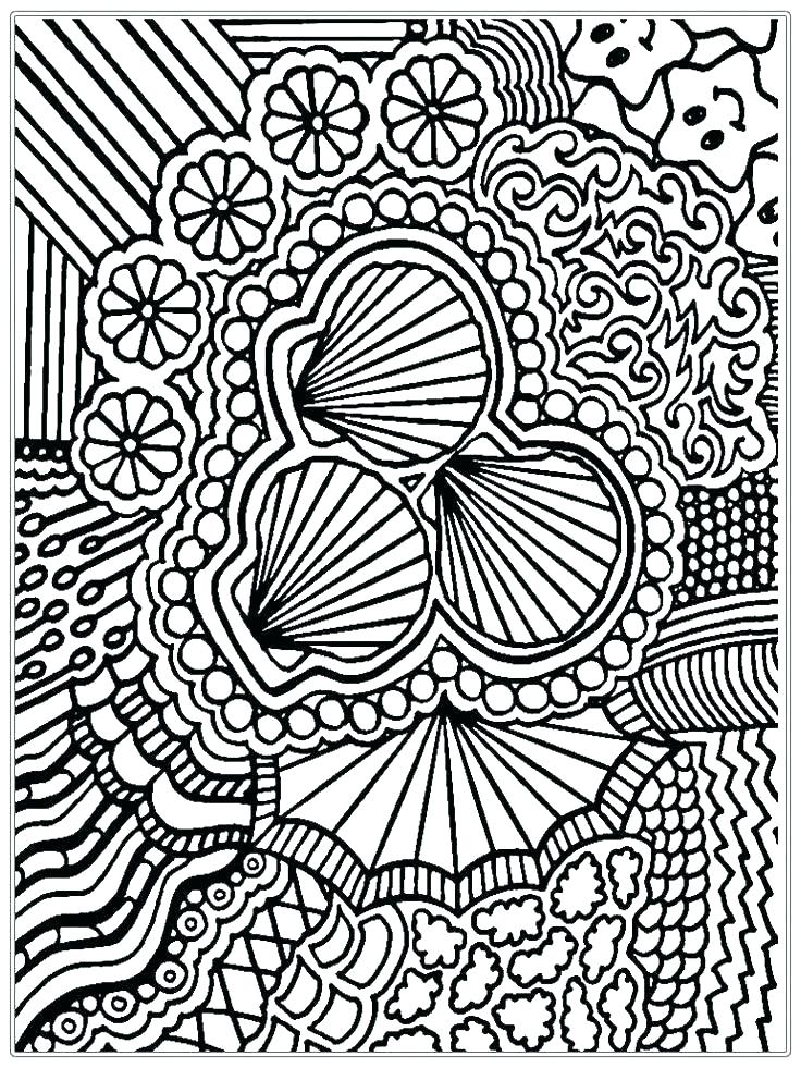 736x981 Free Advanced Coloring Pages Detailed Printable For Adults Adult