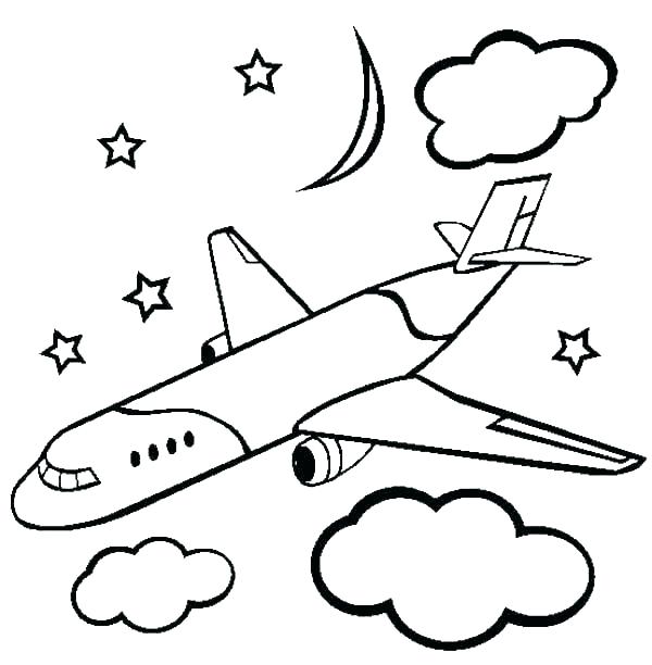 Printable Airplane Coloring Pages 600x612 Printable Airplane Coloring Pages