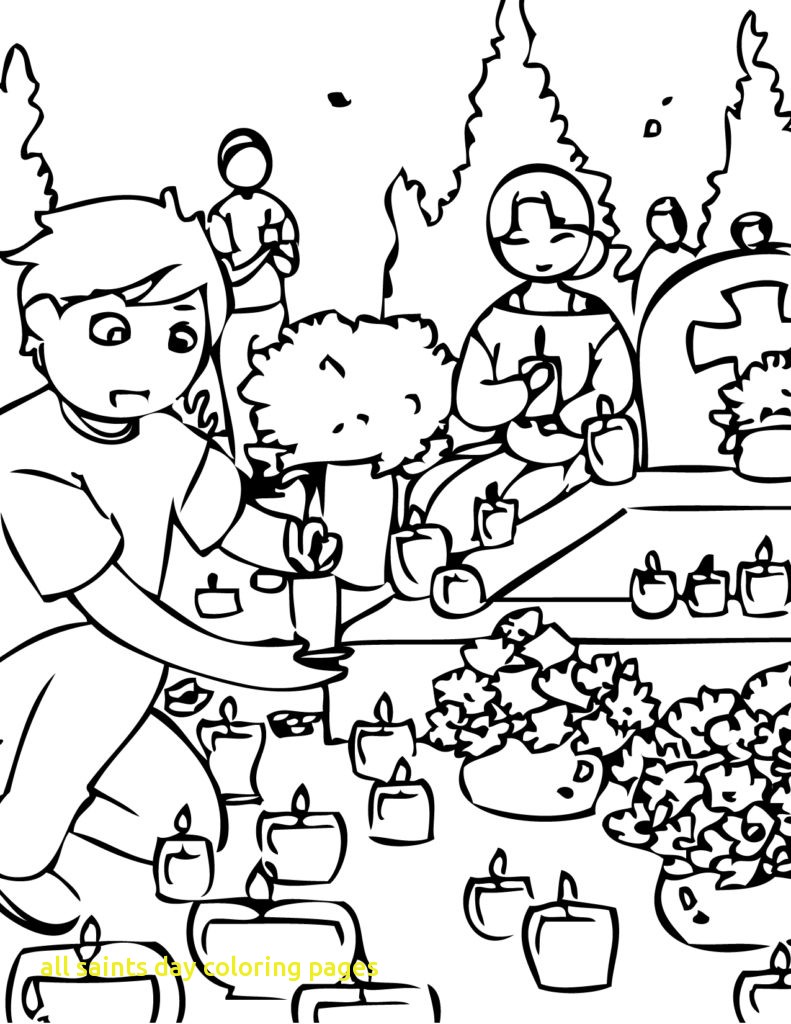 All Saints Day Coloring Pages 791x1024 All Saints Day Coloring Pages