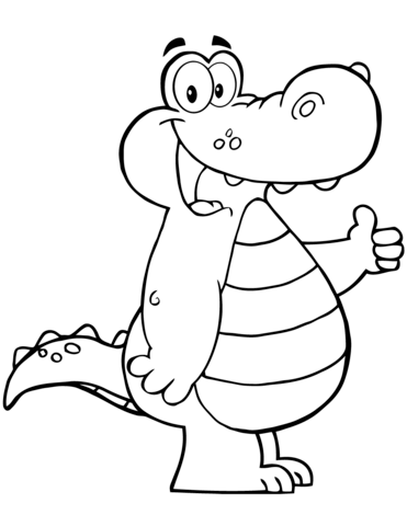 Top 75 Alligator Coloring Pages 371x480 Top 75 Alligator Coloring Pages