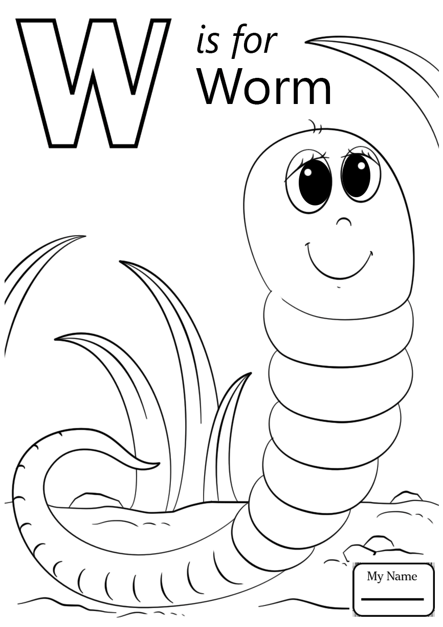 Letter W Free Alphabet Coloring Pages Printable For Kids Capital 866x1224 Letter W Free Alphabet Coloring Pages Printable For Kids Capital