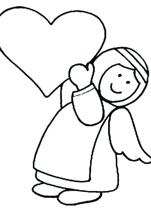 Free Angel Coloring Pages Angel Coloring Pages For Preschool 618x875 Free Angel Coloring Pages Angel Coloring Pages For Preschool