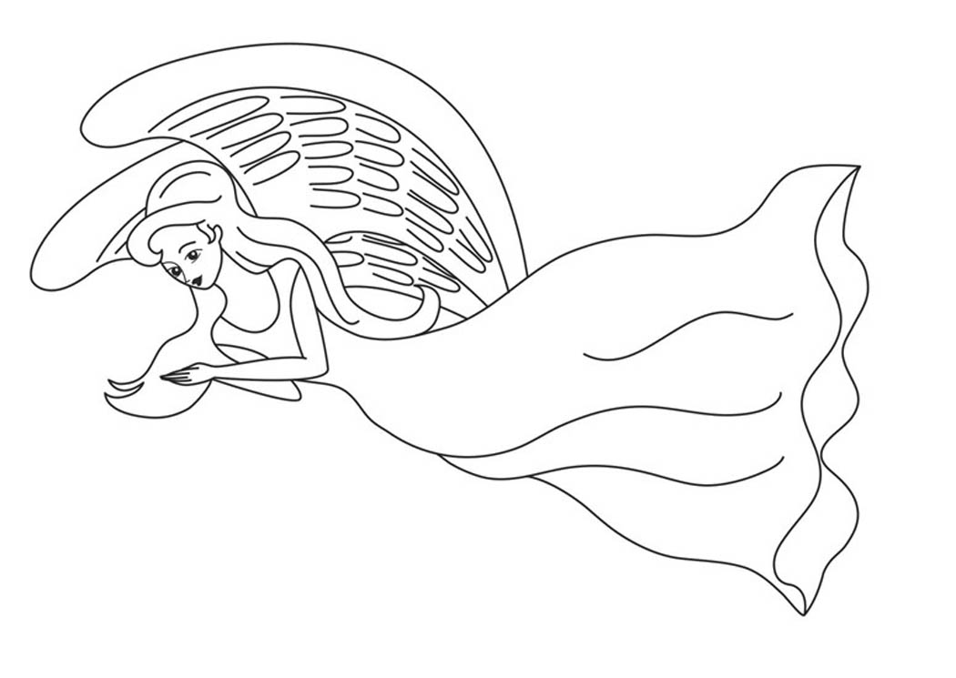 Printable Angel Coloring Pages Coloring Me 1050x745 Printable Angel Coloring Pages Coloring Me