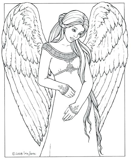432x533 Angel Coloring Pages Printable Printable Angel Coloring Pages