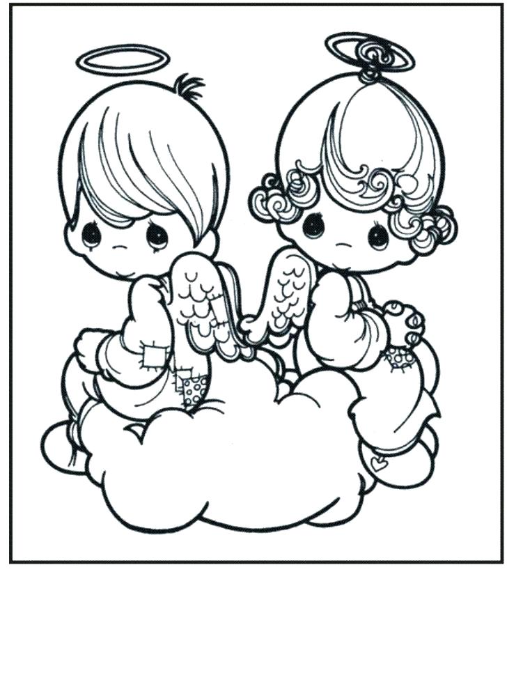 728x966 Free Angel Coloring Pages Anime Couple Coloring Pages Free