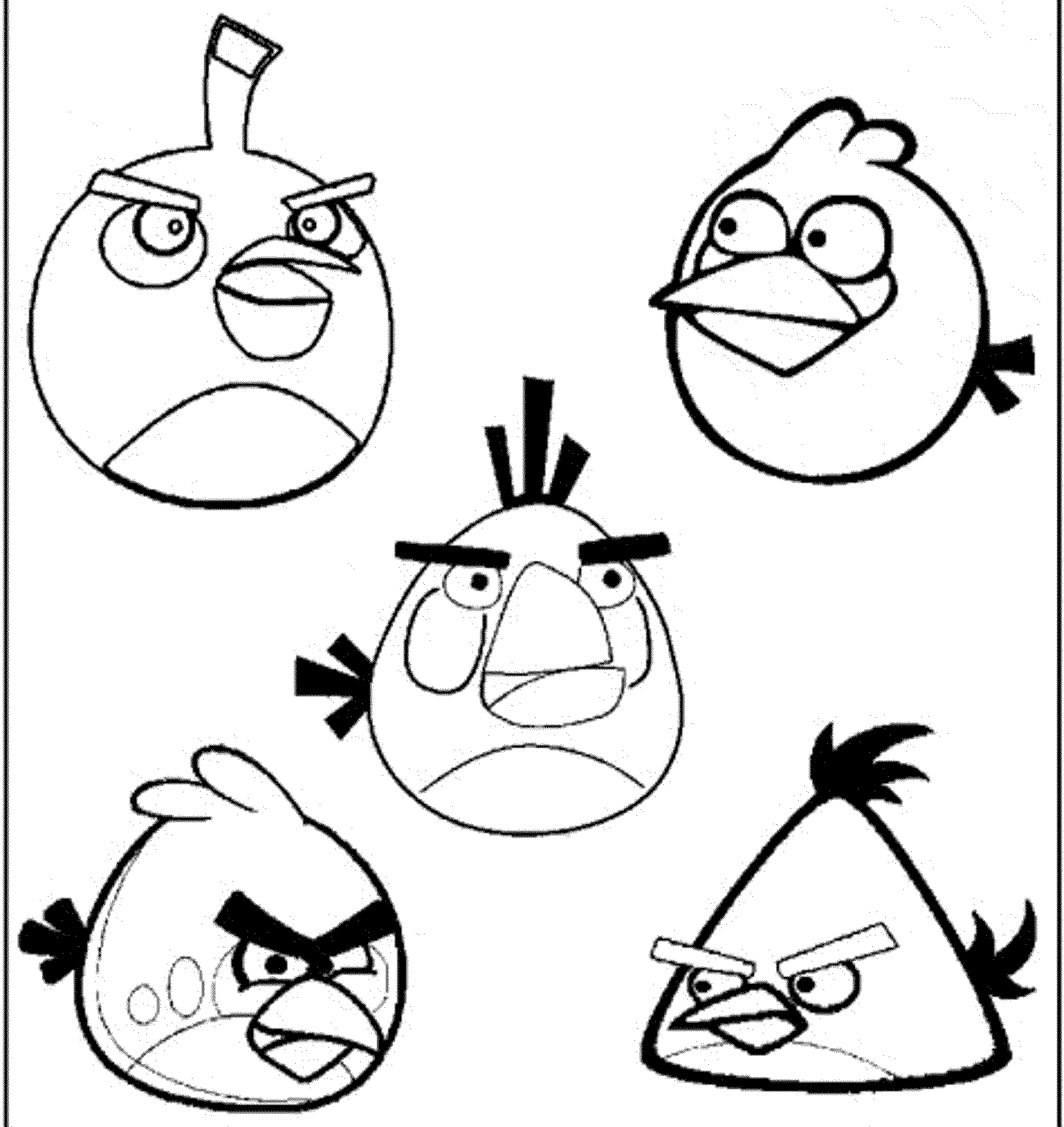 Angry Birds Coloring Pages For Your Small Kids 2000x2118 Angry Birds Coloring Pages For Your Small Kids